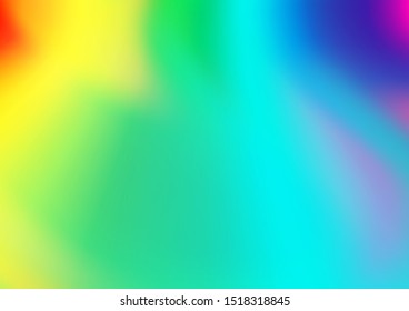 Light Multicolor, Rainbow vector blurred shine abstract pattern. Colorful illustration in abstract style with gradient. The template can be used for your brand book.