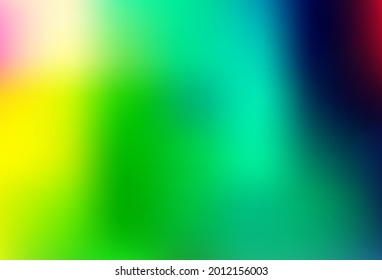 Light Multicolor, Rainbow vector blurred and colored template. Colorful abstract illustration with gradient. Brand new design for your business.