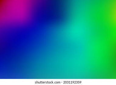 Light Multicolor, Rainbow vector blurred shine abstract background. A vague abstract illustration with gradient. Sample for your creative designs.