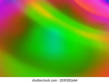 Light Multicolor, Rainbow vector blurred background. Glitter abstract illustration with an elegant design. A completely new template for your design.