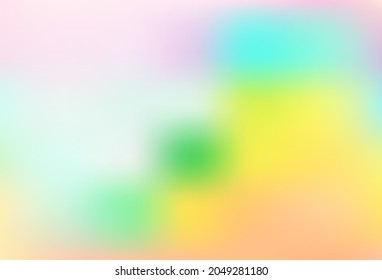 Light Multicolor, Rainbow vector blurred background. An elegant bright illustration with gradient. Design for your web site.