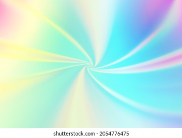 Light Multicolor, Rainbow vector blurred shine abstract background. Creative illustration in halftone style with gradient. The blurred design can be used for your web site.