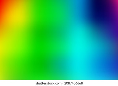 Light Multicolor, Rainbow vector blurred shine abstract pattern. Modern abstract illustration with gradient. Smart texture for your design.