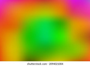 Light Multicolor, Rainbow vector blurred and colored template. Creative illustration in halftone style with gradient. Best blurred design for your business.