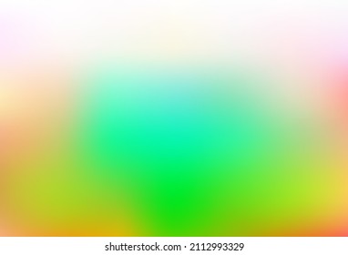Light Multicolor, Rainbow vector blurred and colored background. Modern abstract illustration with gradient. Design for your web site.