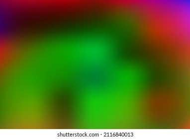 Light Multicolor, Rainbow vector blurred bright template. Colorful illustration in blurry style with gradient. Sample for your creative designs.