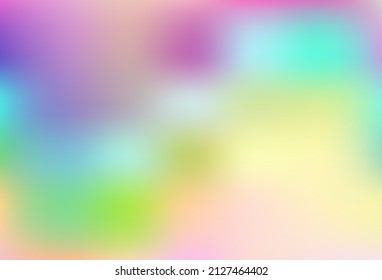 Light Multicolor, Rainbow vector blurred and colored background. Creative illustration in halftone style with gradient. Brand new design for your business.