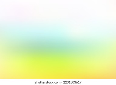 Light Multicolor, Rainbow vector blurred bright template. A vague abstract illustration with gradient. Elegant cover for a brand book.