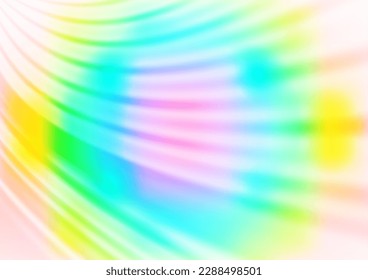 Light Multicolor, Rainbow vector blurred and colored background. Glitter abstract illustration with an elegant design. A new texture for your design.