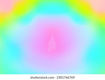 Light Multicolor, Rainbow vector blurred and colored template. An elegant bright illustration with gradient. The best blurred design for your business.