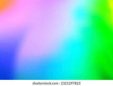 Light Multicolor, Rainbow vector blurred shine abstract pattern. An elegant bright illustration with gradient. Brand new design for your business.