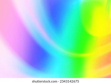Light Multicolor, Rainbow vector blurred and colored background. Shining colorful illustration in a Brand new style. Brand new style for your business design.