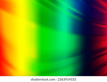 Light Multicolor, Rainbow vector blurred shine abstract background. Colorful abstract illustration with gradient. The background for your creative designs.