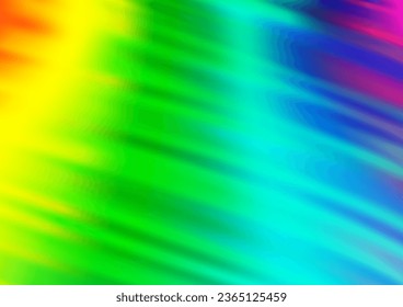 Light Multicolor, Rainbow vector blurred shine abstract pattern. Glitter abstract illustration with an elegant design. A completely new design for your business.