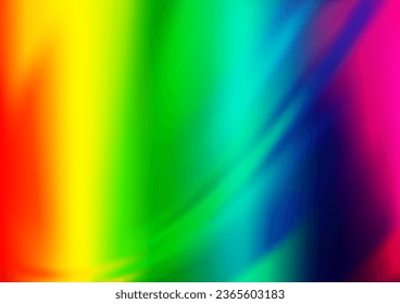 Light Multicolor, Rainbow vector blurred bright background. An elegant bright illustration with gradient. The background for your creative designs.