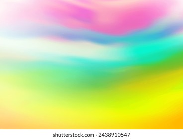 Light Multicolor, Rainbow vector blurred bright background. Colorful illustration in blurry style with gradient. A completely new design for your business.