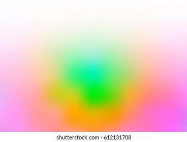 Light Multicolor, Rainbow vector blurred colored illustration. Brand-new design for your business. Creative background in halftone style with gradient.