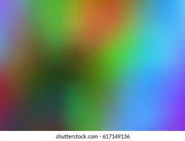 Light Multicolor, Rainbow vector blurred colored illustration. Brand-new design for your business. Creative background in halftone style with gradient.