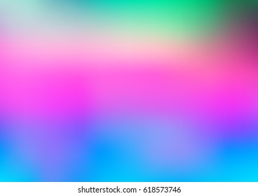 Light Multicolor, Rainbow vector blurred background with glow. Art design pattern. Glitter abstract illustration with elegant bright gradient design.