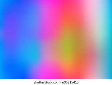 Light Multicolor, Rainbow vector blurred and colored template. Colorful illustration in abstract style with gradient. Brand-new design for your business.