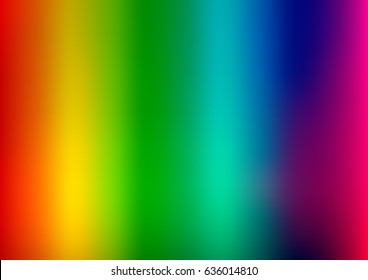 Light Multicolor, Rainbow vector blurred bright background. Shining colored illustration in a brand-new style. The best blurred design for your business.