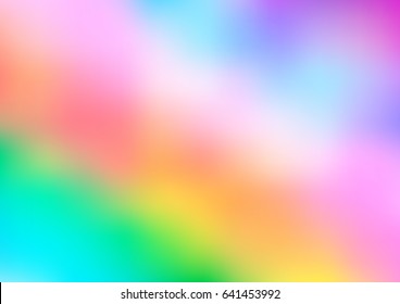Light Multicolor, Rainbow vector blurred and colored background. Shining colored illustration in a brand-new style. The elegant pattern can be used as part of a brand book.