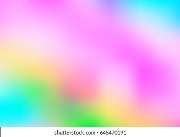 Light Multicolor, Rainbow vector blurred shine abstract pattern. Shining colored illustration in a brand-new style. The template can be used as a background of a cell phone.