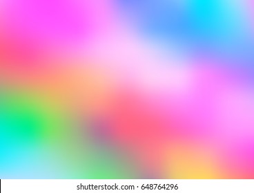 Light Multicolor, Rainbow vector blurred template. Colorful illustration in abstract style with gradient. Brand-new design for your business.