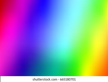 Light Multicolor  Rainbow vector blurred template  Colorful illustration in abstract style and gradient  Brand  new design for your business 