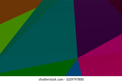 Light Multicolor, Rainbow vector blurry triangle template. An elegant bright illustration with gradient. The template can be used as a background for cell phones.