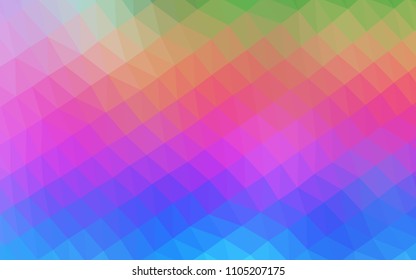 Light Multicolor, Rainbow vector blurry hexagon template. Shining colored illustration in a Brand new style. The completely new template can be used for your brand book.