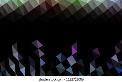 Light Multicolor, Rainbow vector blurry hexagon texture. Colorful illustration in abstract style with gradient. The textured pattern can be used for background.