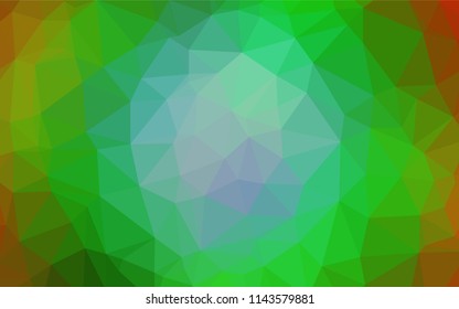 Light Multicolor, Rainbow vector blurry hexagon texture. A vague abstract illustration with gradient. A new texture for your design.