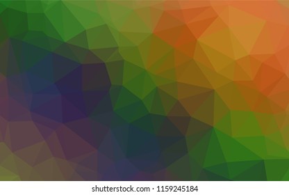 Light Multicolor, Rainbow vector blurry hexagon texture. Brand new colored illustration in blurry style with gradient. A completely new template for your business design.