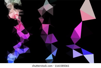 Light Multicolor, Rainbow vector blurry hexagon template. Brand new colored illustration in blurry style with gradient. The elegant pattern can be used as part of a brand book.