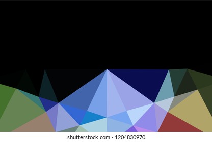 Light Multicolor, Rainbow vector blurry hexagon template. Brand new colored illustration in blurry style with gradient. Brand new style for your business design.