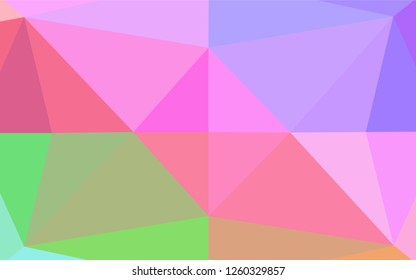 Light Multicolor, Rainbow vector blurry hexagon pattern. Brand new colored illustration in blurry style with gradient. The elegant pattern can be used as part of a brand book.