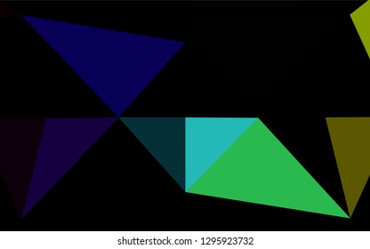 Light Multicolor, Rainbow vector blurry hexagon template. A completely new color illustration in a vague style. A completely new template for your business design.