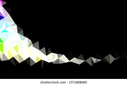 Light Multicolor, Rainbow vector blurry triangle template. Brand new colorful illustration in with gradient. Template for your brand book.