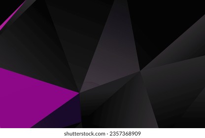 Light Multicolor, Rainbow vector blurry triangle template. Geometric illustration in Origami style with gradient. Brand new style for your business design.