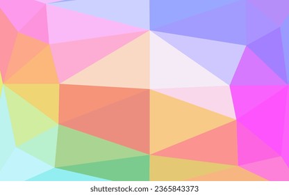 Light Multicolor, Rainbow vector blurry triangle pattern. Colorful illustration in abstract style with gradient. Textured pattern for background.
