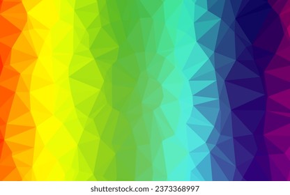 Light Multicolor, Rainbow vector blurry triangle texture. Colorful illustration in abstract style with gradient. Brand new design for your business.