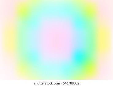 Light Multicolor, Rainbow vector blurry bright background. Shine colored background in brand-new style with gradient.