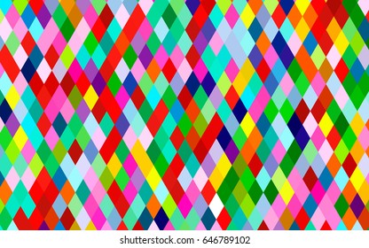 Light Multicolor, Rainbow vector blurry triangle pattern. A vague abstract illustration with gradient. Brand-new style for your business design.