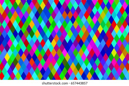Light Multicolor, Rainbow vector blurry triangle template. Shining colored illustration in a brand-new style. A new texture for your design.