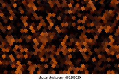 Light Multicolor, Rainbow vector blurry hexagon background design. Geometric background in Origami style with gradient. 