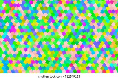 Light Multicolor, Rainbow vector blurry hexagon background design. Geometric background in Origami style with gradient. 