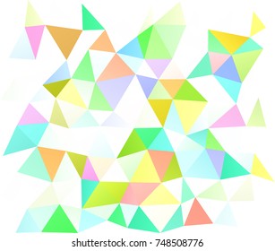 Light Multicolor, Rainbow vector blurry triangle background. Brand-new colored illustration in blurry style with gradient. The elegant pattern can be used as part of a brand book.