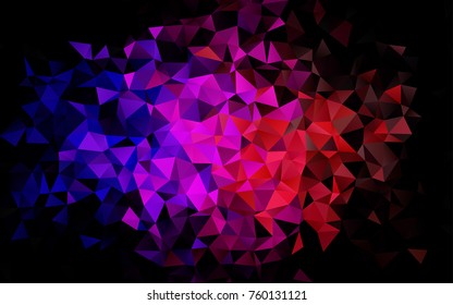 Light Multicolor, Rainbow vector blurry triangle background. Colorful illustration in abstract style with gradient. Brand-new style for your business design.