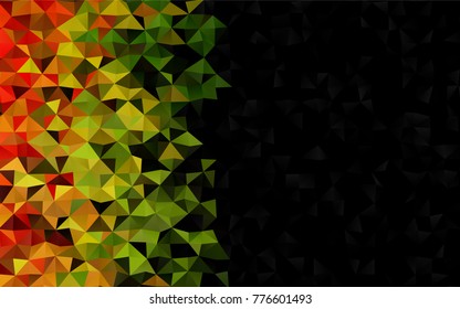 Light Multicolor, Rainbow vector blurry triangle background. Colorful abstract illustration with gradient. The best triangular design for your business.